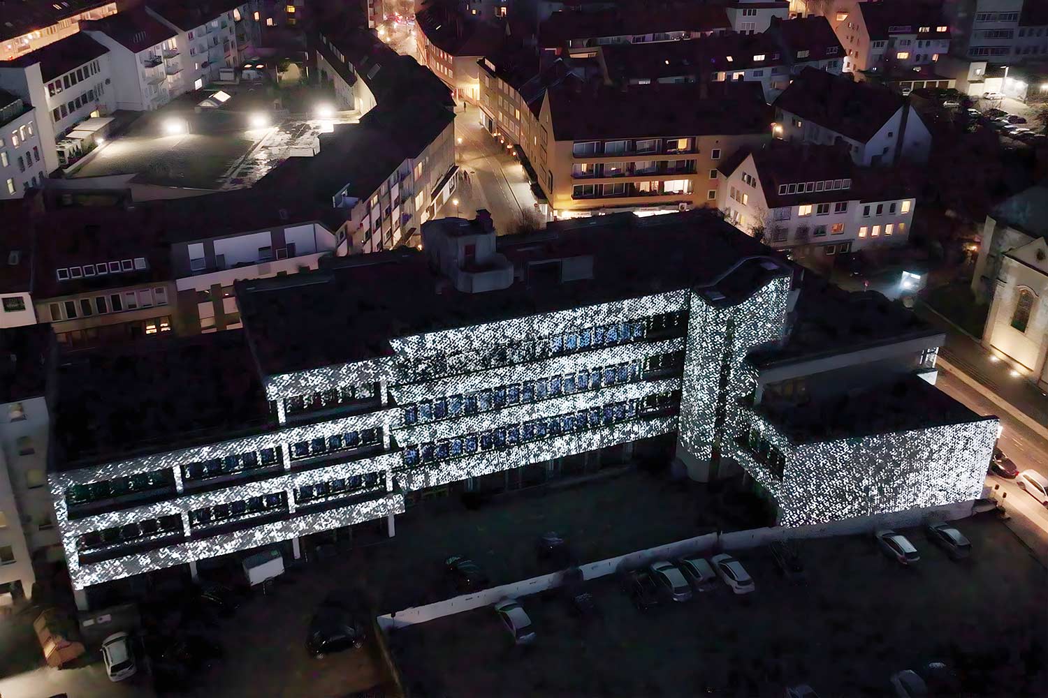 Gudrun Barenbrock – Mapping the City – EVI Lichtungen – Licht Kunst Biennale Hildesheim 2026