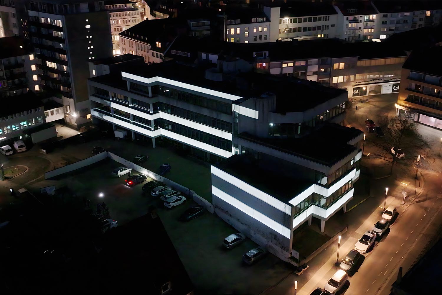 Gudrun Barenbrock – Mapping the City – EVI Lichtungen – Licht Kunst Biennale Hildesheim 2026